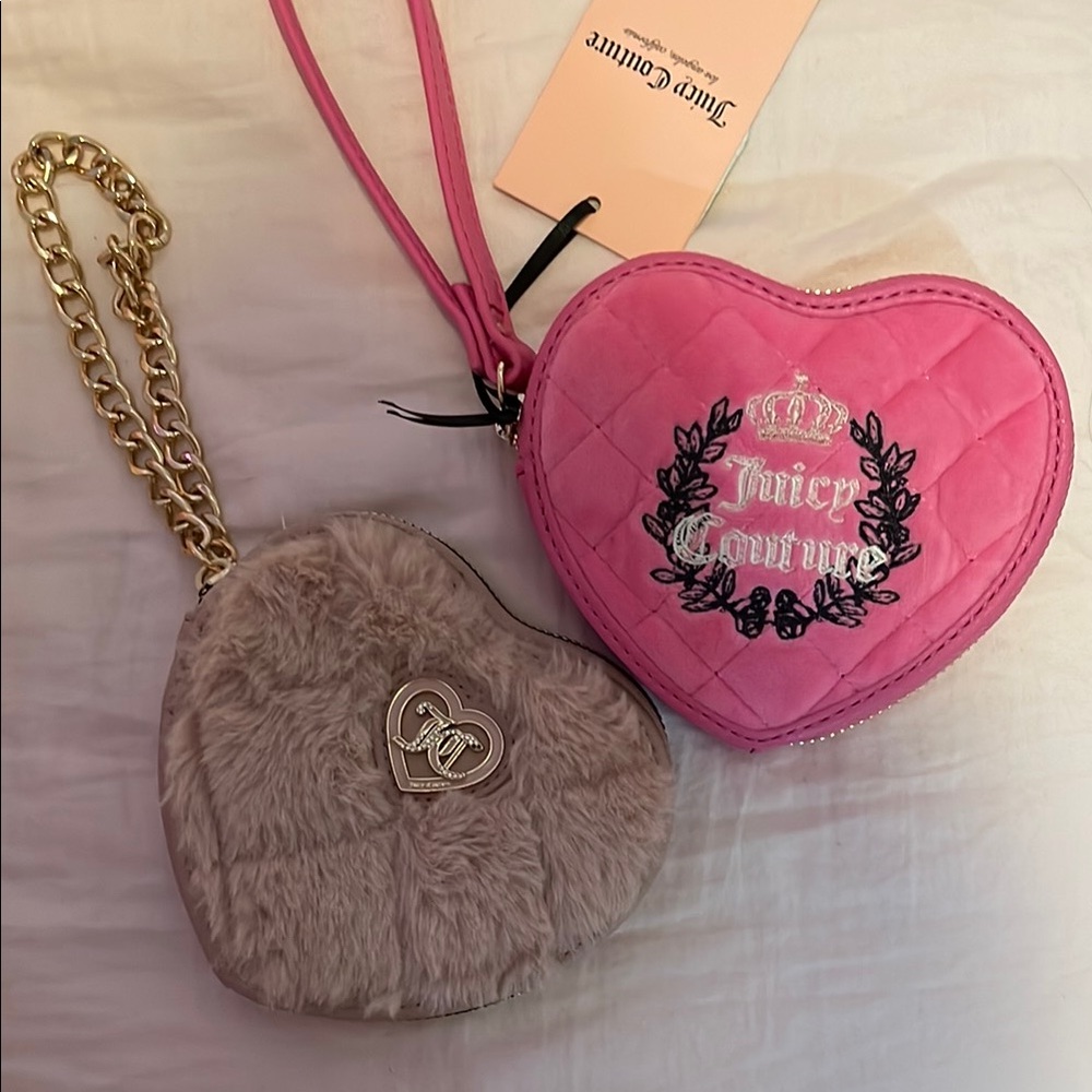 Juicy Couture pink wristlets set of two